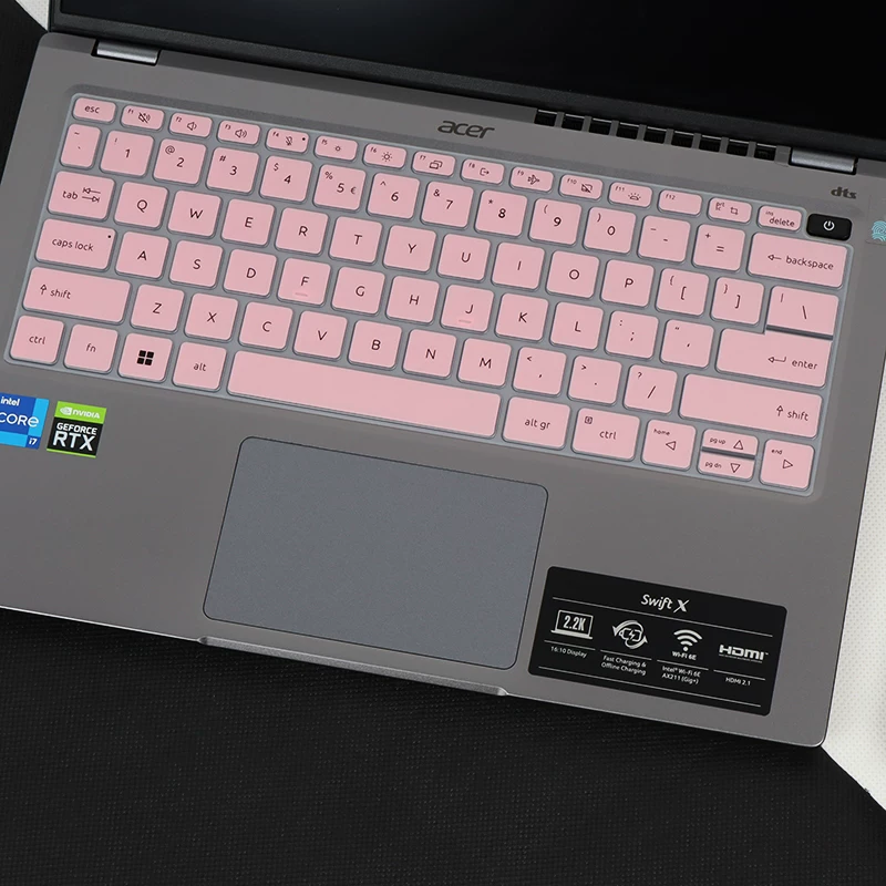 Защитная пленка для клавиатуры 14-дюймового Acer Extraordinary X SFX14-51G, чехол/пленка для клавиш N21H3, пылезащитная подкладка, Swift X Core 12-го поколения i5/i7, пленка для экрана ноутбука, закаленная пленка экрана, безопасность