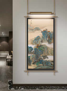 现代轻奢艺术品墙面装饰装饰画售楼处立体玄关背景墙装置