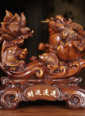 大号金蟾招财摆件新房乔迁客厅博古架店铺开业公司前台办公桌装饰