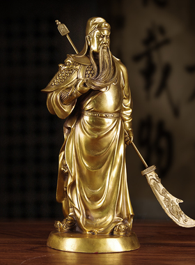 木香黄铜招财中式玄关工艺品