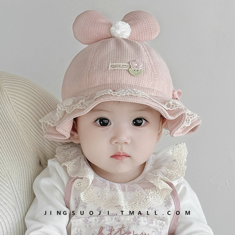 儿童帽子春秋季遮阳防风渔夫帽男女宝宝可爱婴儿保暖超萌盆帽冬天,淘宝优惠券,粉丝福利购,淘宝优惠卷