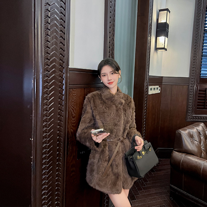 2025冬季新款韩版环保皮草外套女高级感气质宽松皮毛一体毛毛大衣,淘宝优惠券,粉丝福利购,淘宝优惠卷