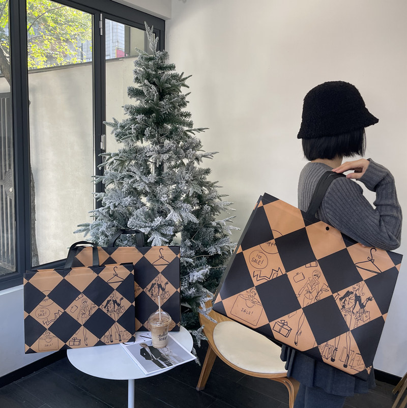 大容量服装店无纺布手提袋定制防水加厚购物礼品环保广告包装袋子,淘宝优惠券,粉丝福利购,淘宝优惠卷