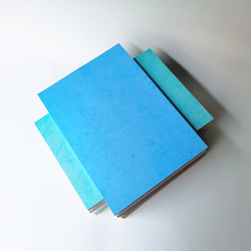 180克皮纹纸A4横版装订A3横版胶装A3+++封皮纸480封皮纸彩色卡纸装订封面纸虎皮纹云彩纹平面仿皮纹纸 - 图3