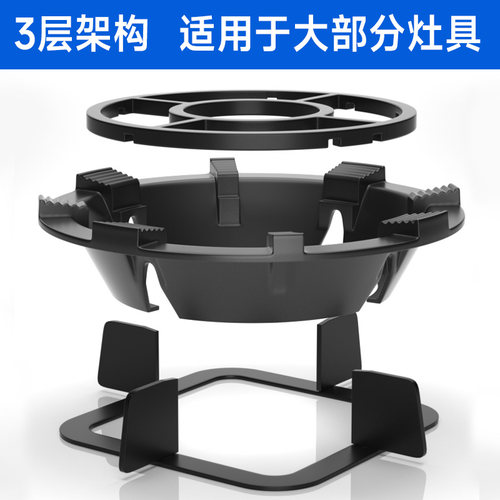 聚火节能防风罩煤气灶聚火圈防滑支架燃气灶台挡风炉架子配件通用 - 图3