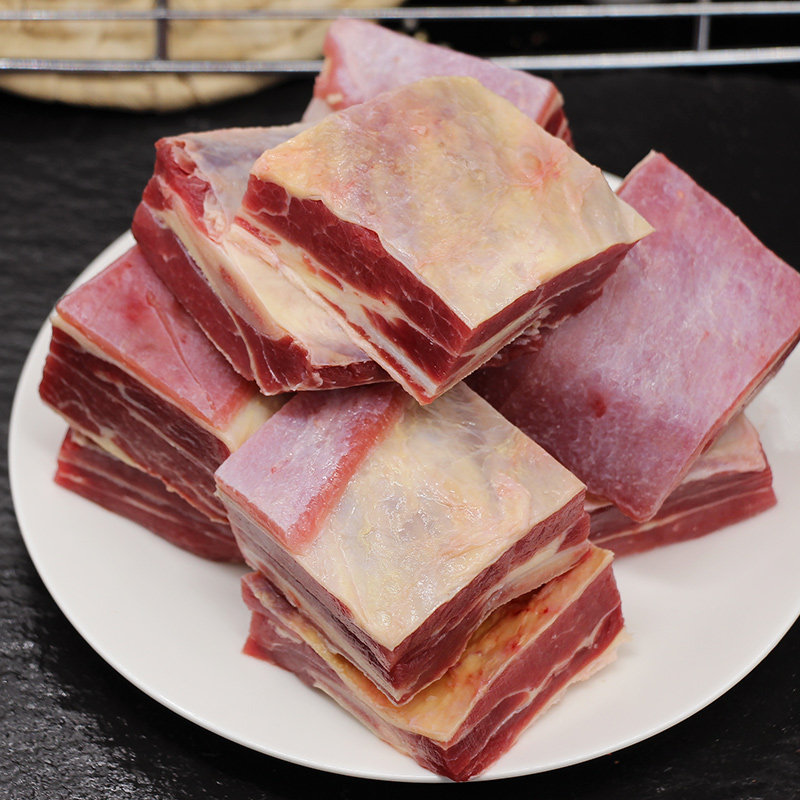 新鲜6斤内蒙古草原散养黄膘牛肋排 锡原牧场生牛肉