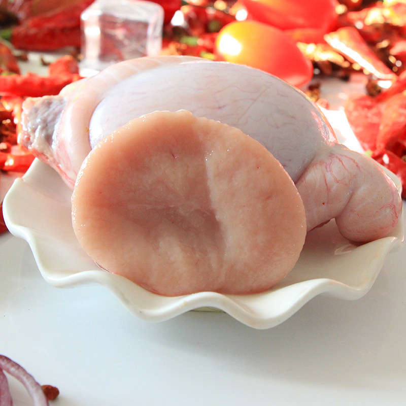 新鲜羊睾丸羔羊鞭羊杂生绵羊肉烧烤 锡原牧场生羊肉