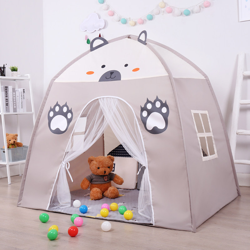 帐篷室内公主小女孩城堡睡觉游戏屋 雪斌玩具儿童帐篷/游戏屋