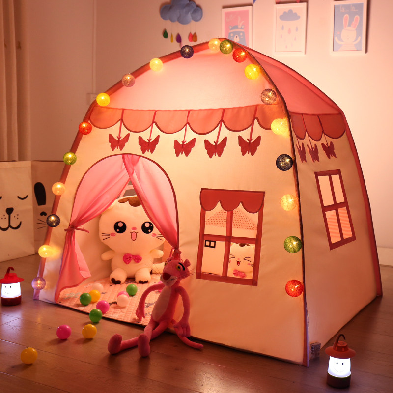 帐篷室内公主小女孩城堡睡觉游戏屋 雪斌玩具儿童帐篷/游戏屋