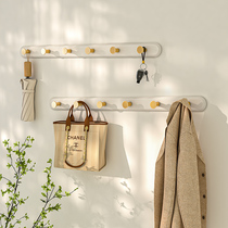 Hanging clothes hanger wall-mounted wall free of punch fitting room hooks into the house after doors closing door rear clothes key bag hanging clothes hook