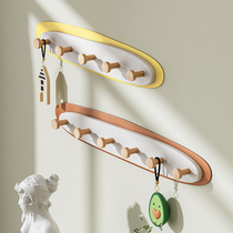 Nordic Decoration Hook Wall Hanging Clothes Hook Free From Punching Into The House After Doors Closing Door Wall Clothes Bag Wrap Hanger