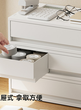 日本抽屉式收纳盒多层塑料储物柜子衣柜整理盒多功能桌面A4文件