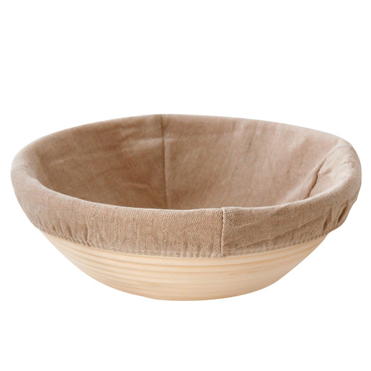 Handmade Indonesian rattan bread fermentation basket