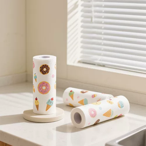 Кухонная бумага висят тип, мытья посуды, мощное поглощение воды и масла, очистка кухни легче, ткани, ленивые люди уходят