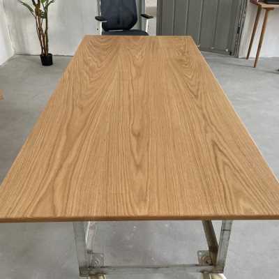 厂促厂销伊露尚红橡白橡木原木板木升降桌台面定制板隔板窗台板品 - 图0