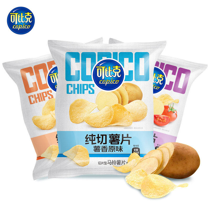 可比克纯切40g袋装原味整箱大礼包 小禾苗食品膨化食品