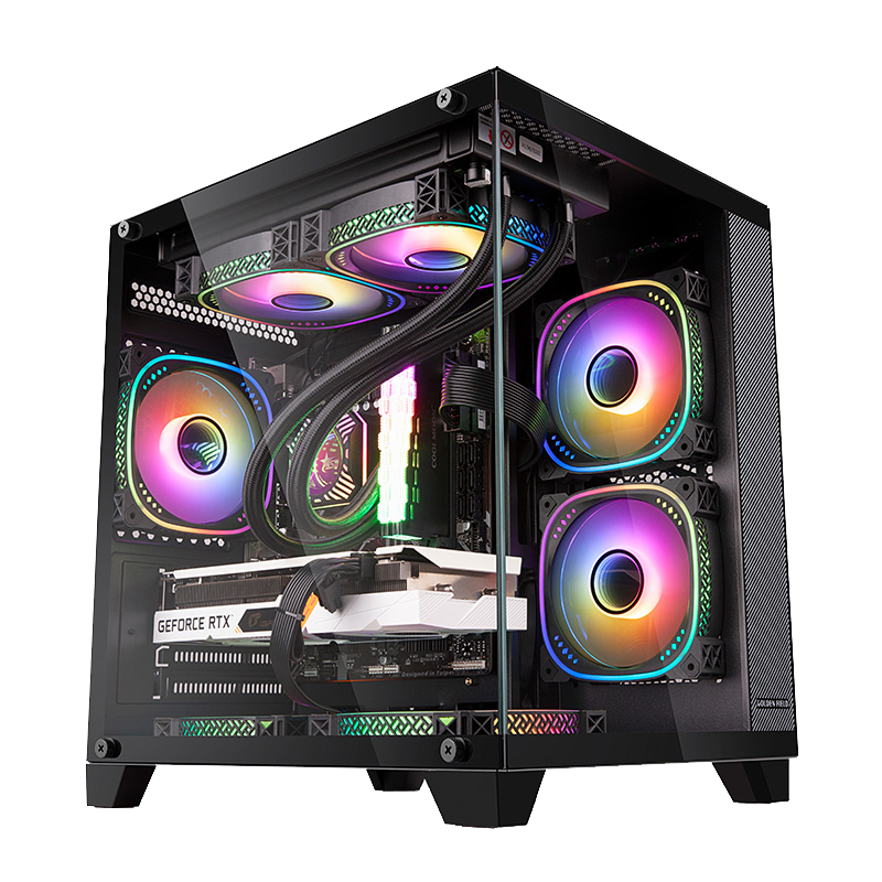 AMD锐龙R5 5500GT 5600GT R7 5700G家用办公主机企业采购搭微星主板DIY台式主机家用游戏办公海景房主机 - 图3