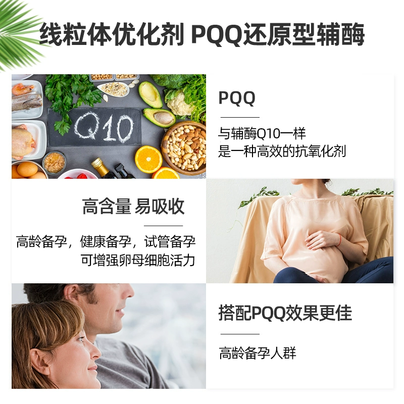 朴诺pqq线粒体优化剂 还原型辅酶 卵巢卵子囊胚质量 吡咯并喹啉醌 - 图2