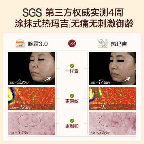 【母亲节礼物】HBN水乳面霜套装晚霜原白霜早C晚A美白紧致护肤品 - 图1
