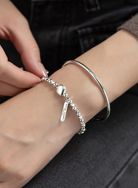 日韩女925纯银新款手镯手链
