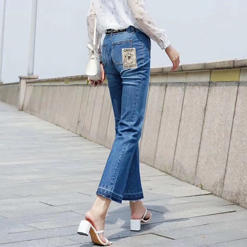 阿玛施旗舰店官网女裤2020牛仔裤 简妍芙牛仔裤