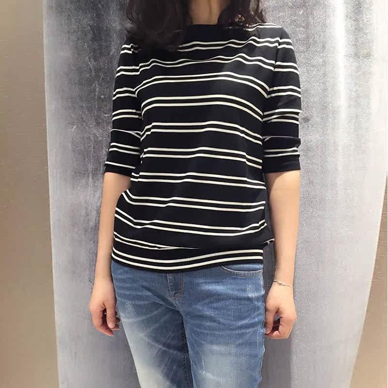 阿玛施旗舰店官网套头针织衫女t恤 简妍芙毛针织衫