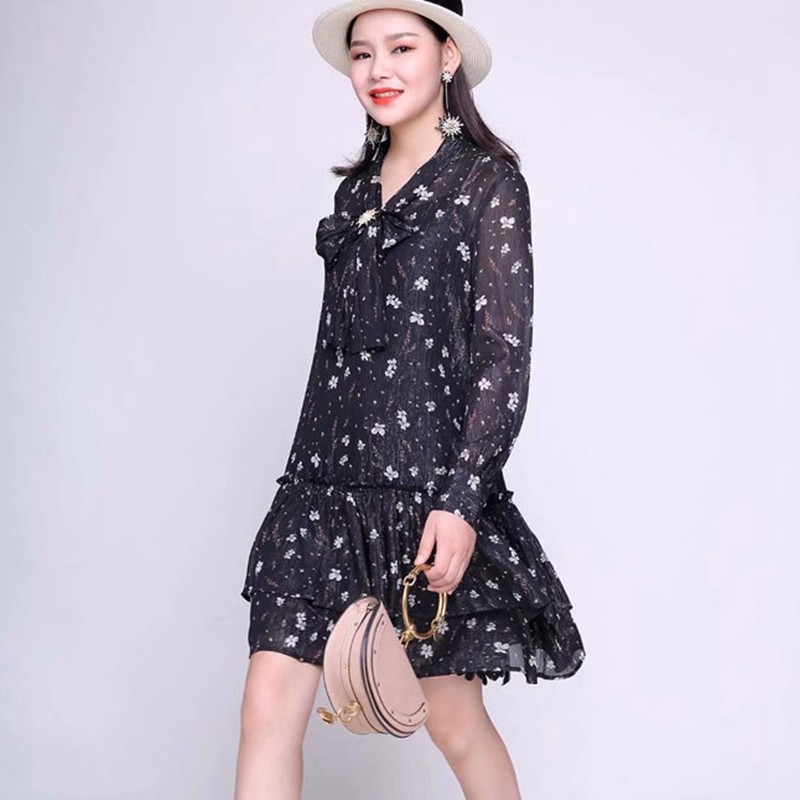 阿玛施旗舰店官网2020早秋中长裙 简妍芙连衣裙