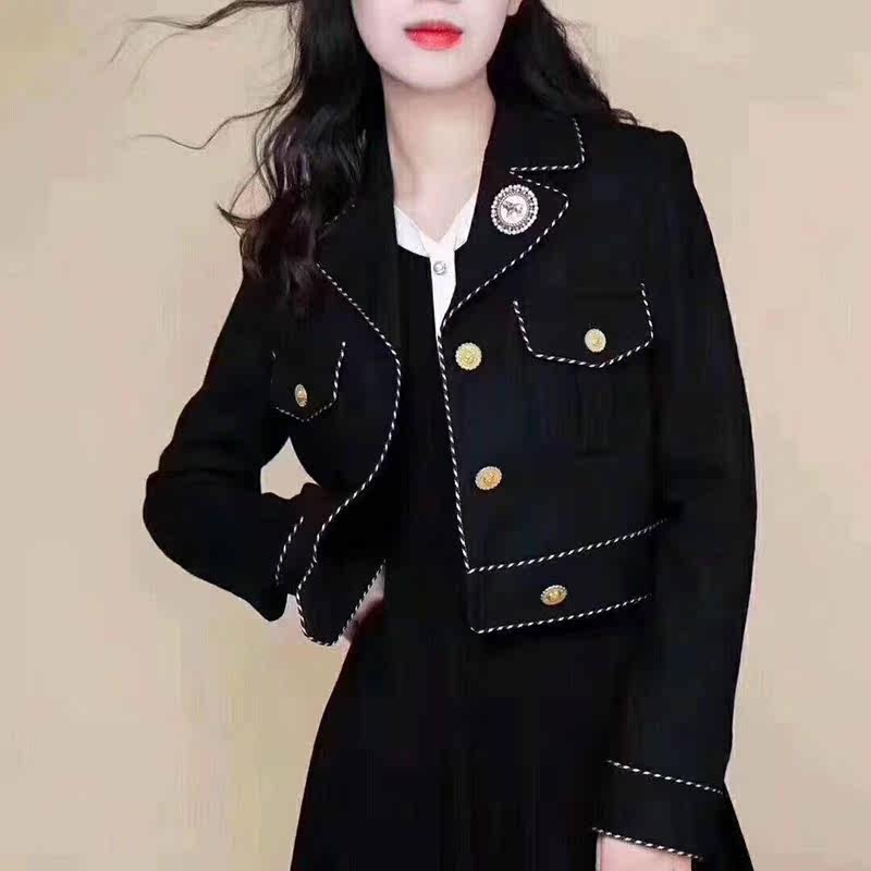 阿玛施旗舰店官网2020秋冬短外套 简妍芙短外套