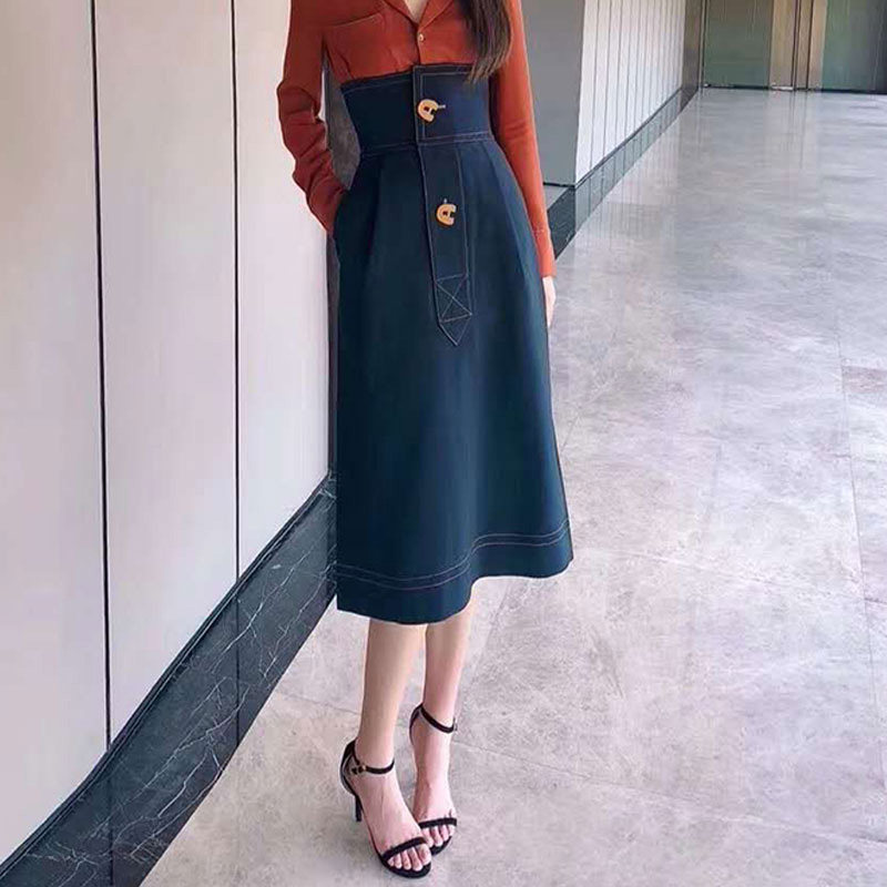 阿玛施旗舰店官网2020秋新款半身裙 简妍芙半身裙