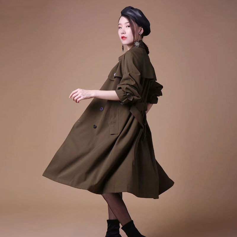 阿玛施旗舰店官网2020秋冬新款风衣 简妍芙风衣