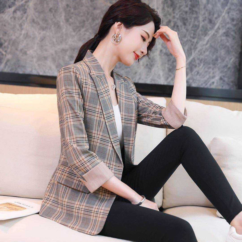 阿玛施女装旗舰店官网2020早秋新款 简妍芙西装