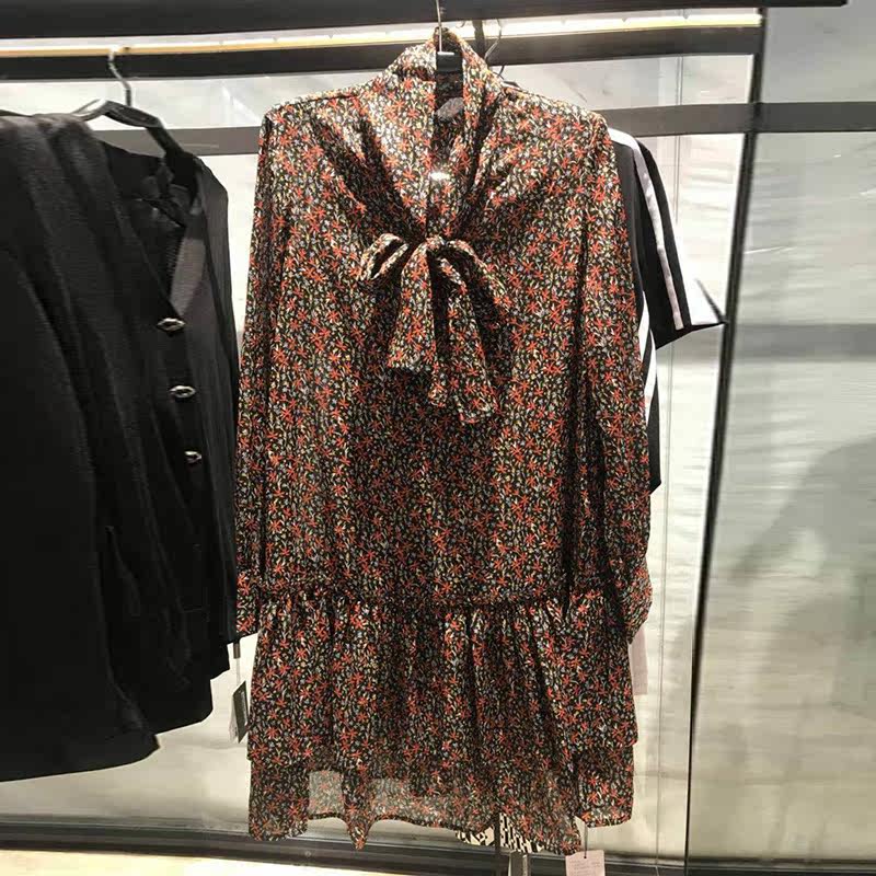 阿玛施旗舰店官网2020早秋中长裙 简妍芙连衣裙