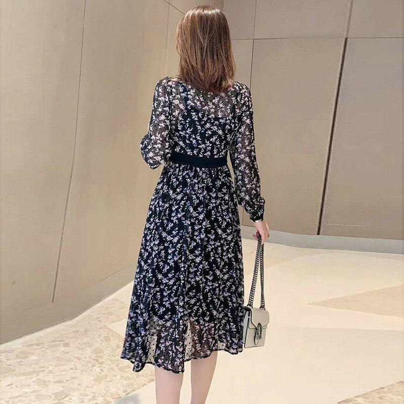 阿玛施旗舰店官网2020春秋连衣裙 简妍芙连衣裙