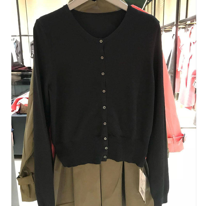 阿玛施女装旗舰店官网2020早秋开衫 简妍芙毛针织衫