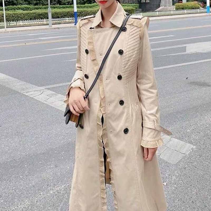 阿玛施旗舰店官网2020秋新款女风衣 简妍芙风衣