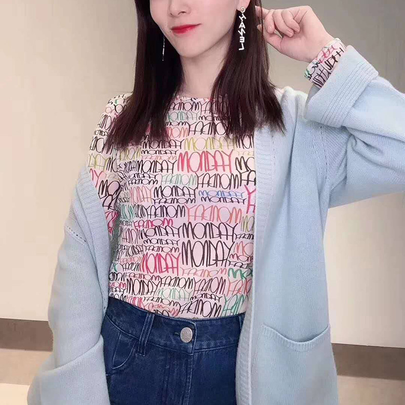 阿玛施旗舰店官网2020夏新款打底衫 简妍芙T恤