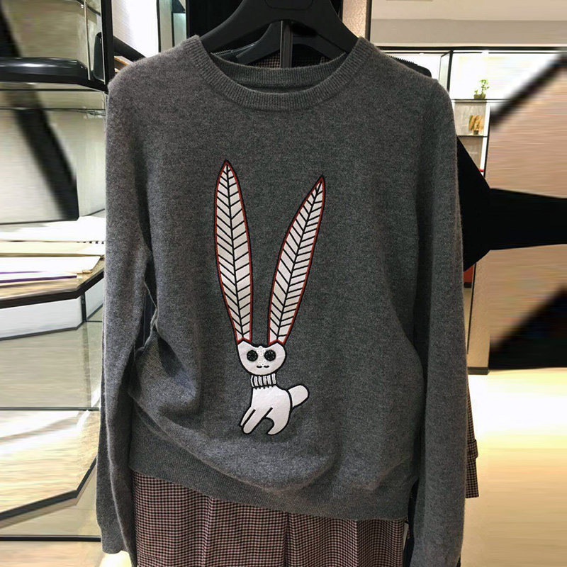 阿玛施旗舰店官网2020秋冬针织衫 简妍芙毛针织衫