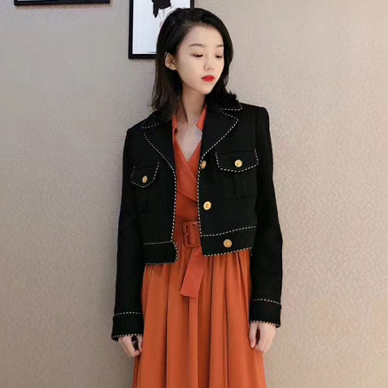 阿玛施旗舰店官网2020秋冬短外套 简妍芙短外套