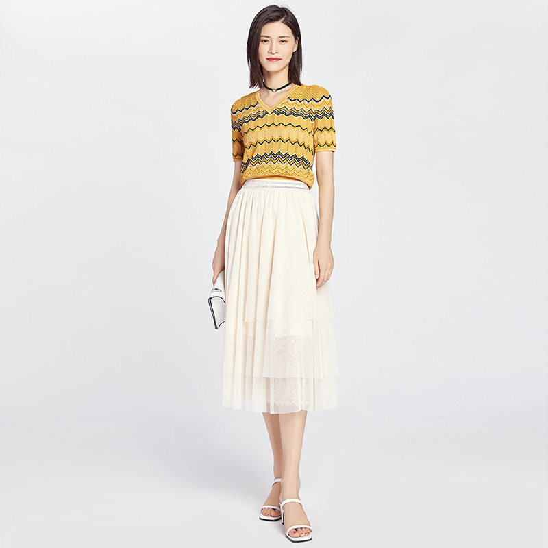 阿玛施旗舰店官网2020夏季针织衫 简妍芙毛针织衫