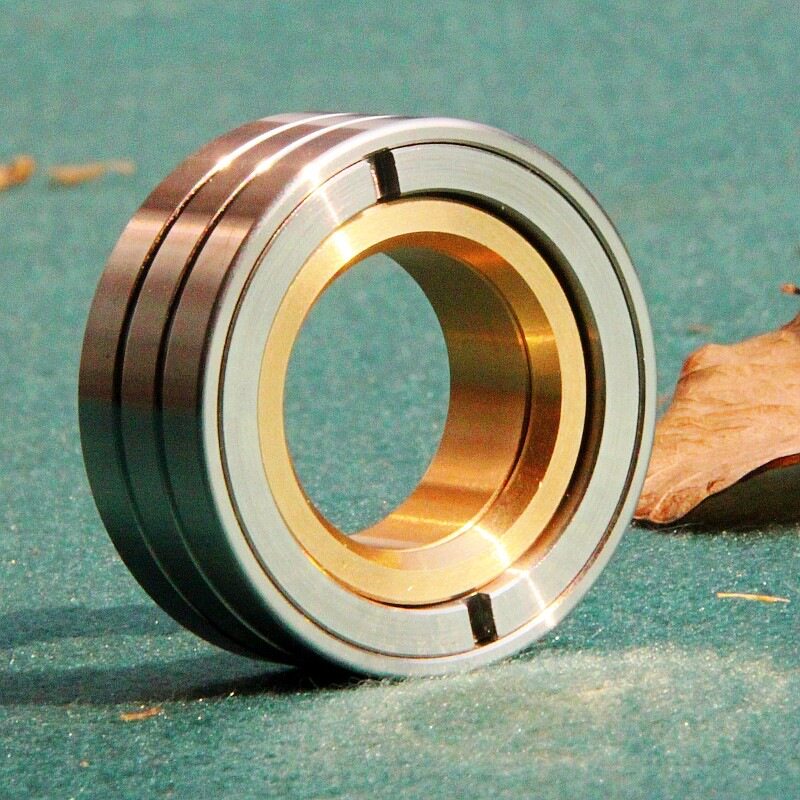 Stainless Steel Machinist Paragraph Ring EDC Toy
