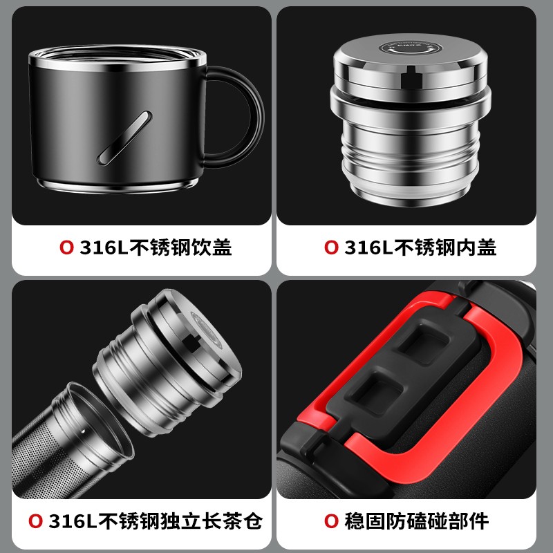 WEISS/唯水保温壶新款5斤机械内盖家用户外垂钓野营热水壶车载壶 - 图1