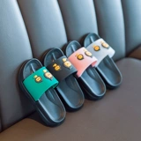 Мультяшные летние нескользящие тапочки для мальчиков, детские слайдеры, мягкая подошва, семейный стиль