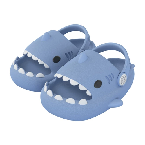 Акула, детские тапочки, летние туфли для мальчиков, нескользящая детская пляжная обувь, мягкая подошва