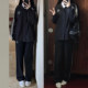 Mozhuqian folding star jacket ແລະ pants ສອງສິ້ນ