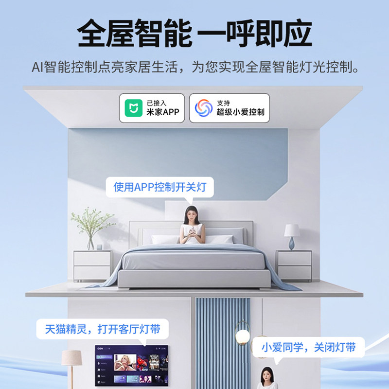 至御线形灯嵌入式led线条灯双眼皮客厅吊顶天花角线灯预埋线性灯,淘宝优惠券,粉丝福利购,淘宝优惠卷