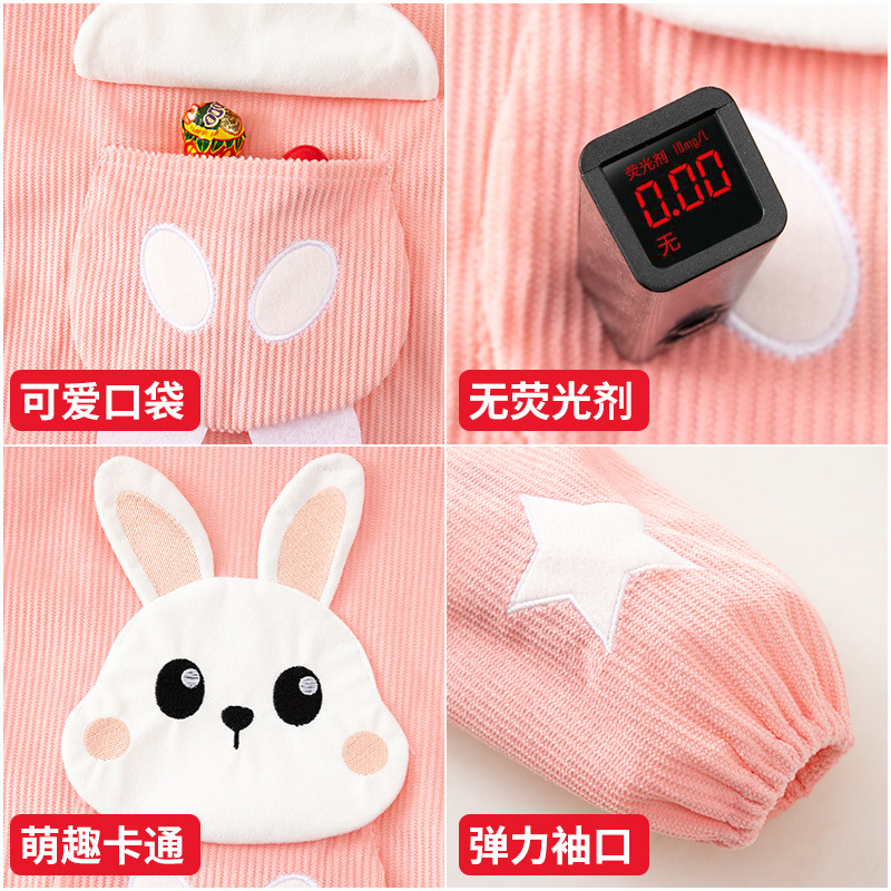 Children's fashionable autumn and winter baby smock, eating bib, baby protective clothing, waterproof, anti-dirty, anti-wearing apron