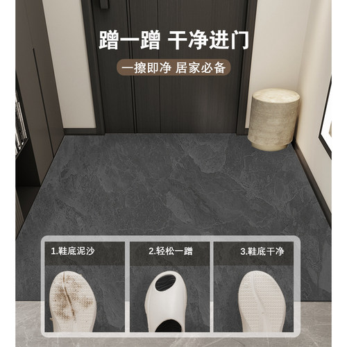地垫入户门垫门口进门脚垫门垫家用入门PVC免洗可擦耐脏防滑垫子 - 图0