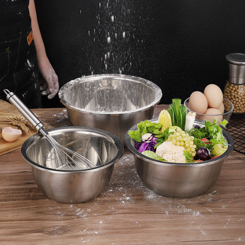 食品级不锈钢盆 家用厨房打蛋盆沥水篮 无磁加厚大反边欧式面盆,淘宝优惠券,粉丝福利购,淘宝优惠卷