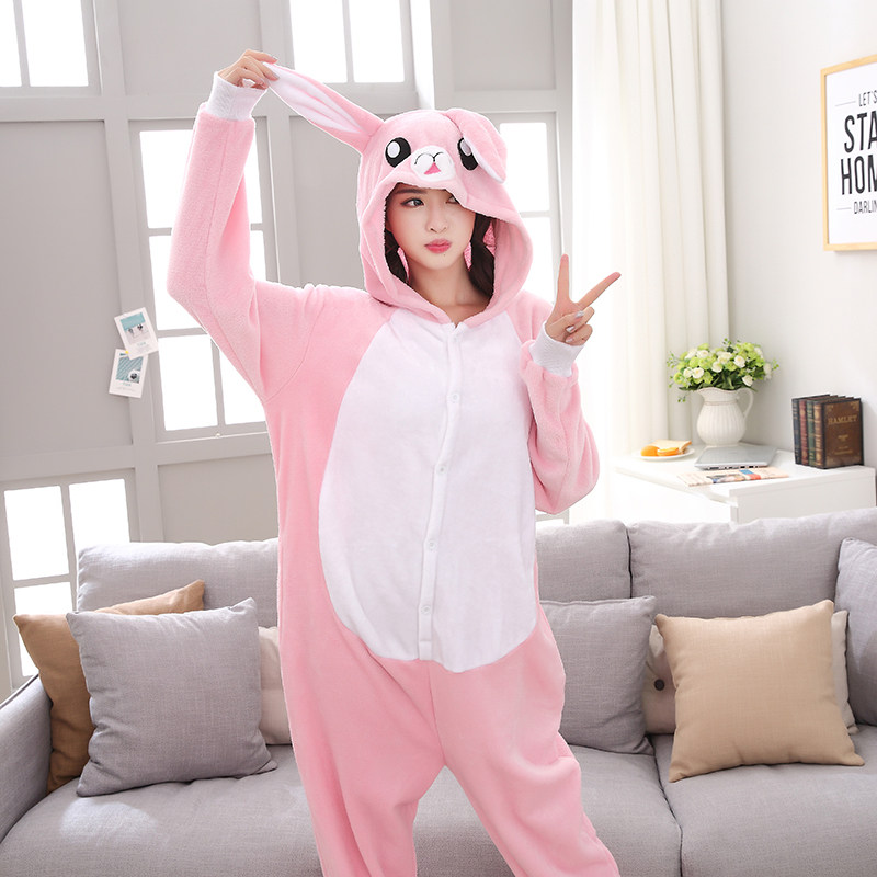 恐龙动物珊瑚绒卡通连体加厚睡衣 安碧曼睡衣/家居服套装