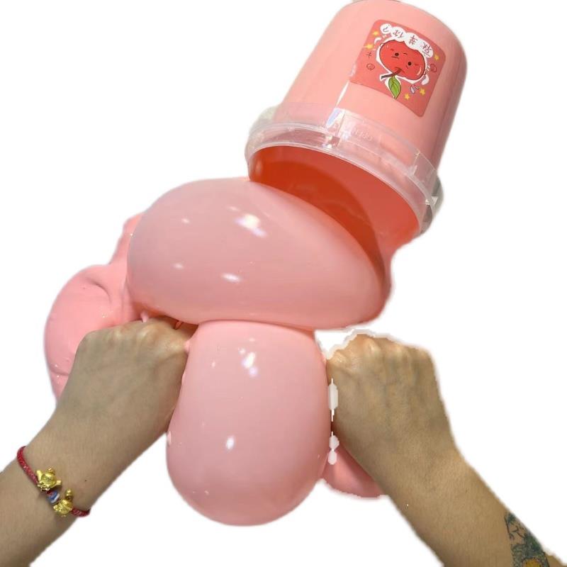 假水泡泡奶大桶可盖泡儿童安全无毒厚实不黏手搭泡高颜值史莱姆 - 图3